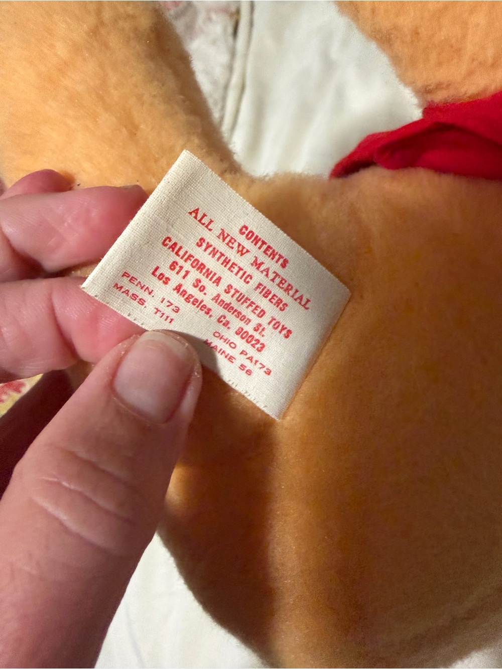 Vintage Disney Winnie the Pooh Plush Bear with Red Shirt Rare - Picture 5 of 5